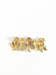 Birds On A Branch Rhinestone And Enamel Brooch Pin