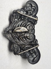 Antique Bronze Art Nouveau Buckle Accessory *A Work of Art!