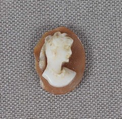 4 vintage SHELL CAMEOS