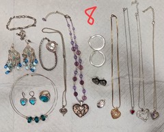 Lot Of Estate Costume Jewelry, 15 Pcs