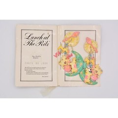 Lunch At The Ritz Vintage Hey Diddle Earrings Dangle Pierced 1980s Signed CARD