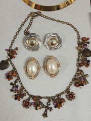 VTG Premier Designs Jewelry Lot Silver Gold Tone Necklaces Bracelets++ (#133)