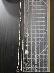 925 jewelry lot w/ fresh pearls Baltic amber and crystals signed