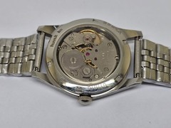 HMT Gandaberunda Mechanical Watch 17 Jewels White Dial Transparent Caseback