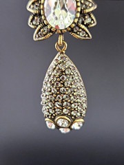 Heidi Daus “MULTI GEMSTONE VINTAGE STYLE EARRINGS”