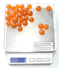 ✅ 20gr RUSSIAN SOVIET BALTIC SEA AMBER BOLLS NECKLACE 老琥珀 BEADS STONE ROCK PIN ☭