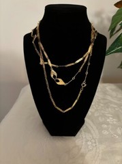 Gold Tone chain necklace – 32″ for any occasion