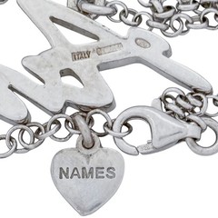 Vintage Italy Sterling Silver 925 | Amore Necklace 16.5″-18.5″