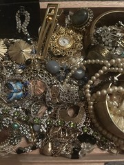 Estate Jewerly Wind Up Watch Stamped/ Signed & Unsigned Untested Lot #9