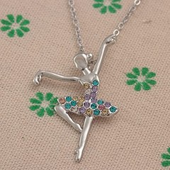Ballerina Necklace For Women Little Teens Young Lady 13-19 First Dance Recital