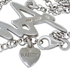 Vintage Italy Sterling Silver 925 | Amore Necklace 16.5″-18.5″
