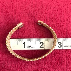 Braided Copper & Brass Cuff Bracelet
