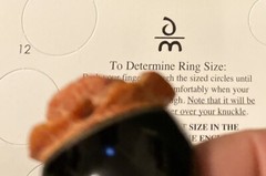 Vintage Onyx Silver Sponge Coral Carved Rose Ring Sz 6?