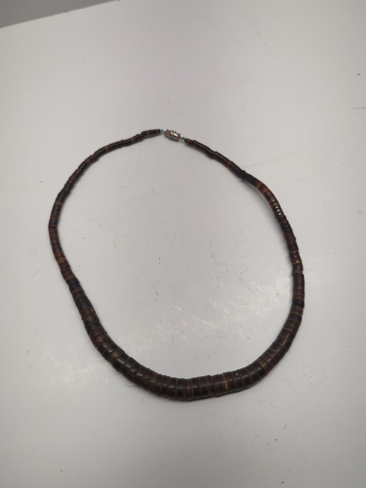 Vintage Heshi Bead Necklace 18″