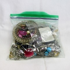 1Lb Jewelry Lot Vtg To Now Sell Or Repurpose Necklaces Charms Bracelets Tangle