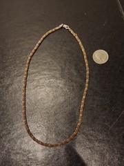 Vintage Italy Tri- Color Sterling Rope Chain Necklace 925 AGI Stamped Gift Birth