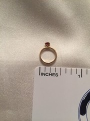 New Vintage Amco Mini Birthstone Rings Charms 14K GF
