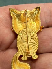Vtg 1996 RARE Edgar Berebi Limited Ed. Mr Mustache The Cat GP Brooch NOS