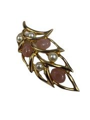 NAPIER Vintage Signed Brooch Designer Costume Jewelry Estate Find 1960’s