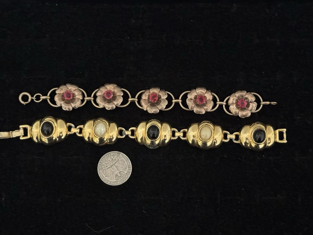 Vintage Estate Fashion Costume Bracelets/Monet And Other