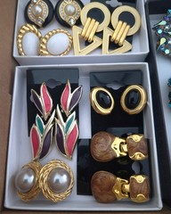 Huge Vintage Jewelry Lot 165 Gold and Silvertone Givenchy Trifari Juliana