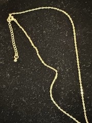 2 Pc Set Blue Gold Tone Fashion Jewelry Set Necklace Bracelet Set.