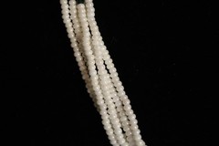 Green White 22″ 6 Strand Tiny Seed Bead Beaded Shimmering Necklace Handmade