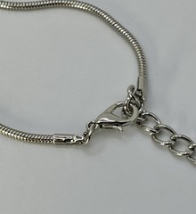 Vintage Sliver Tone Statement Necklace Slide Multiple Pendant Chain Choker 18”