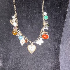 Vintage Chain Necklace & Charm Lot