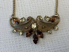 Vtg Van Dell 1/20 12K GF Necklace & Other Vintage Jewelry Pins Earrings