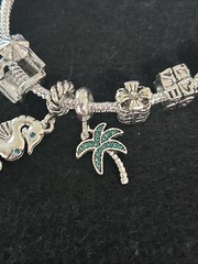 Rare Viamar Rhodium Bracelet For The Love Of Travel