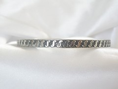 Vintage Sterling Silver 925 Rare Danecraft Felch Slip on Bracelet 7.5″