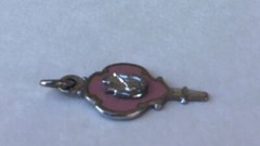 Vintage Martin Sterling Abraham Lincoln Quote “With Malice Toward None” Pendant