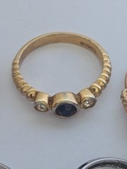 Vtg AVON ROMAN OTHER RING LOT SILVERTONE GOLDTONE RING LOT OF 7