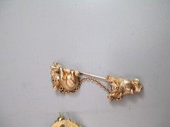 Vintage Australia brooch pin Lot of 2 Koala & Boomerang continent