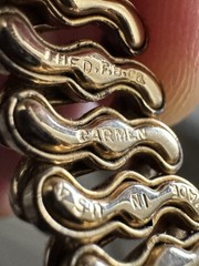 Antique Carmen by D.F. Briggs Co Adjustable Cameo Bracelet with Original Box!