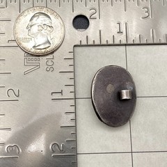 Vintage Modernist Boulder Opal Silver Pendant