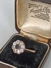 Vintage 1990s 14 Ct Rolled Gold Mystic Topaz Ring Size UK P US 7.5 Hallmarked!!