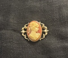 Vintage Cameo Broach Pin Pre-owned, Excellent Condition.