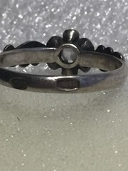 Ring Soviet USSR silver 875 vintage women accessories jewelry