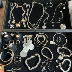 VINTAGE MODERN Costume Jewelry Variety Necklace Bracelet Ring Watch