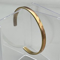 VTG Cuff Bracelet SERGIO LUB CALIFORNIA Copper and Brass Thin Bangle 6.75″