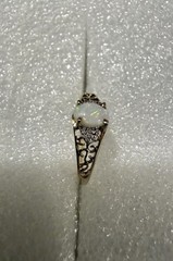 Vintage T&C 10k Gold Opal Ring Size 6.75