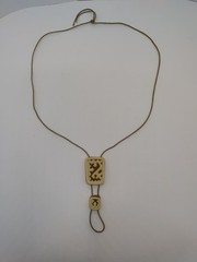 Soviet Vintage Kids Amulet Pendant Adjustable 70s 80s Plastic Bolo Tie USSR Rare