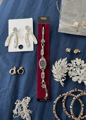 Huge!! Vintage Gold Jewelry Lot- Unsearched/UNTESTED-scrap/wear?