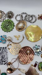 Craft Jewelry Pieces Junk Drawer 35 Different Pieces
