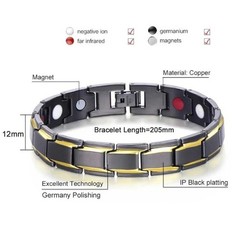 Copper Magnetic Bracelet Energy Healing Therapy Arthritis Pain Relief Men Women