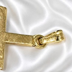 Antique 14k GF Diamond Cross Pendant Excellent Condition