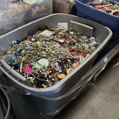 10 Pound Unsorted Tangled Jewelry Vintage Modern Wear Junk Treasure Hunt