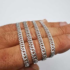 Vintage 925 Sterling Silver 23.8″ Curb Chain Necklace 17.48g Unisex Adult Gift